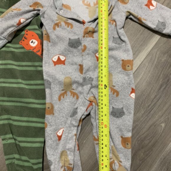 Simple Joys by Carter's 2-pack fleece footed sleep & play sleepers (3-6 months) - Picture 6 of 8
